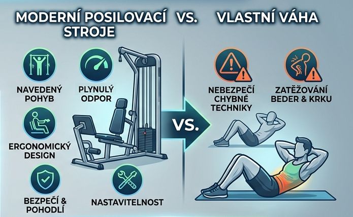 Trendy ve fitness: jaké stroje na břicho dnes klienti chtějí?